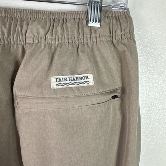 Fair Harbor Men's M Pull On Straight Leg Pant Beige EUC Inseam 31" - Picture 6 of 11